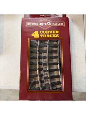 Bachmann Big Haulers 48 inch G Scale Curved Track Set # 94501 4 Piece Set NOS